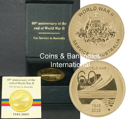 2005 Australia 60 Years Service to Australia Medallion K000048